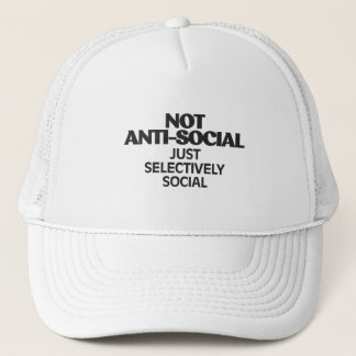 Casquette Selectively Social Statement Typography Design