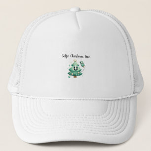 Casquette Selfie Christmas Tree – Funny Holiday Cartoon Desi