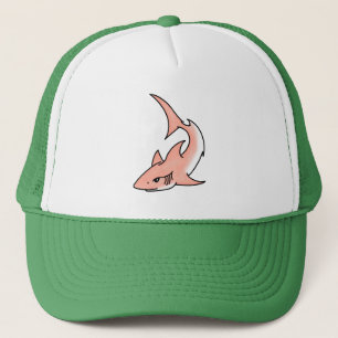 Casquette semaine de requin rose dessin animé tatouage art o