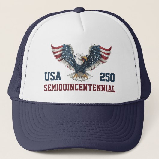 Casquette Semiquincentenaire du 250e anniversaire de l'Améri (Devant)