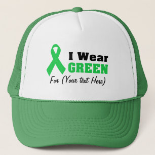 Casquette Sensibilisation au ruban vert personnalisé