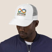 Casquette Sensibilisation sur l'autisme Accepter, Amour, Com (En situation)