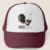 Casquette Sépia de coq de combat (Devant)