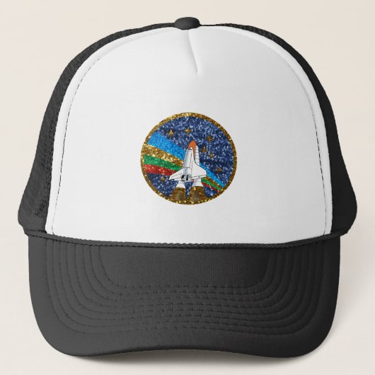 Casquette sequin space ship (Devant)