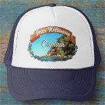 Casquette Serene Yelapa Capitaine 0758<br><div class="desc">Peinture Collection "Serene Yelapa 0758" Gardez le soleil hors de vos yeux avec des casquettes personnalisés et créez un accessoire essentiel que vous ne laisserez jamais derrière vous! Personnalisez la page produit ou cliquez sur le bouton personnaliser pour obtenir plus d'options de conception. Design créé à partir de mon tableau...</div>