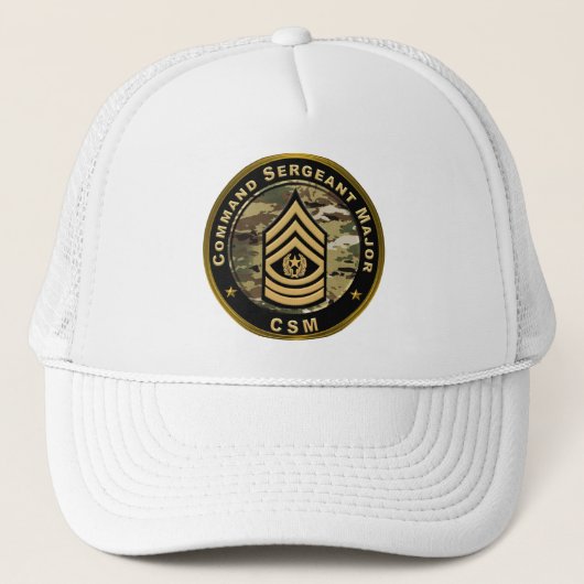 Casquette Sergent-major adjudant-chef CSM (Devant)