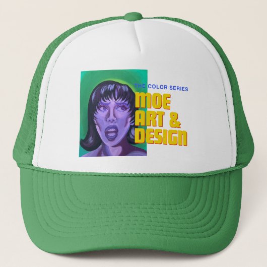 Casquette Série de couleurs - Chapeau de camion violet (Devant)