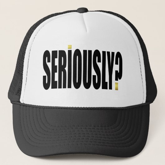 Casquette sérieusement (Devant)