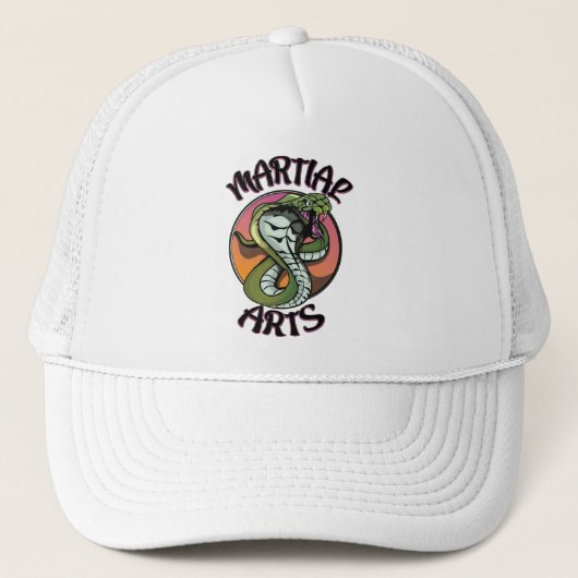 Casquette Serpent d'arts martiaux (Devant)
