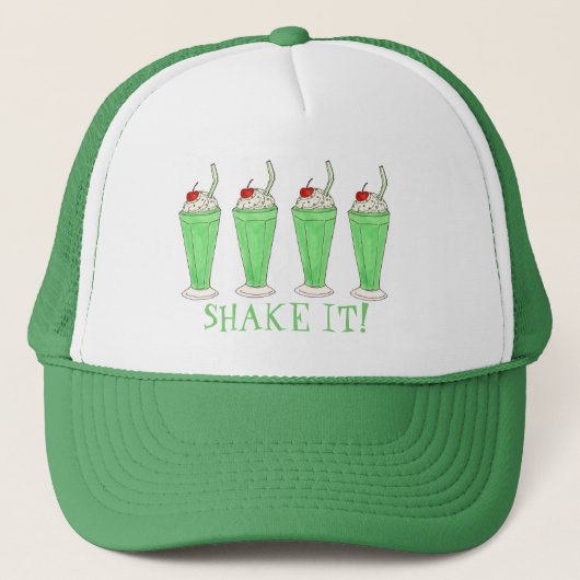 Casquette Serrez-Le ! Shamrock St. Patrick's Day Milkshake (Devant)