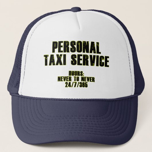 Casquette Service de taxi personnel (Devant)