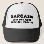 Casquette Service Sarcasme (Devant)