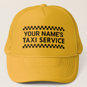 Casquette Service Taxi personnalisé