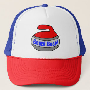 Casquette Serviette de curling bip ! Bourcez !