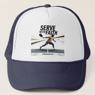 Casquette Servir avec foi Christian Pickleball