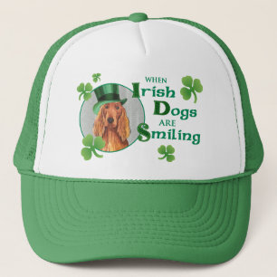 Casquette Setter irlandais de la Saint-Patrick