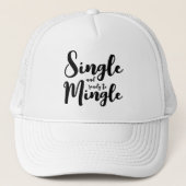 Casquette Seul et prêt à diviser la partie (Devant)