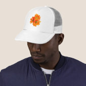 Casquette Seulement 3 Gerbera Daisy Blossoms + votre texte e (En situation)