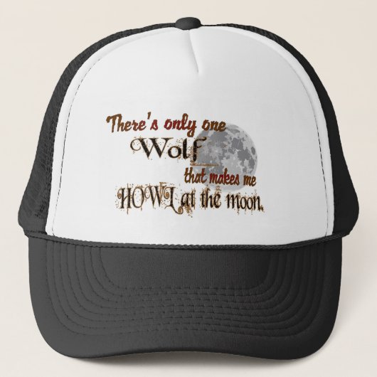 Casquette Seulement un loup pour moi (Devant)