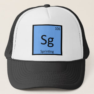 Casquette Sg - Chimie de piste et de sprint Symbole chimique