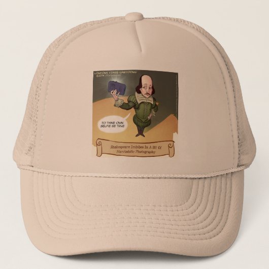 Casquette Shakespeare Takes Selfie Funny (Devant)