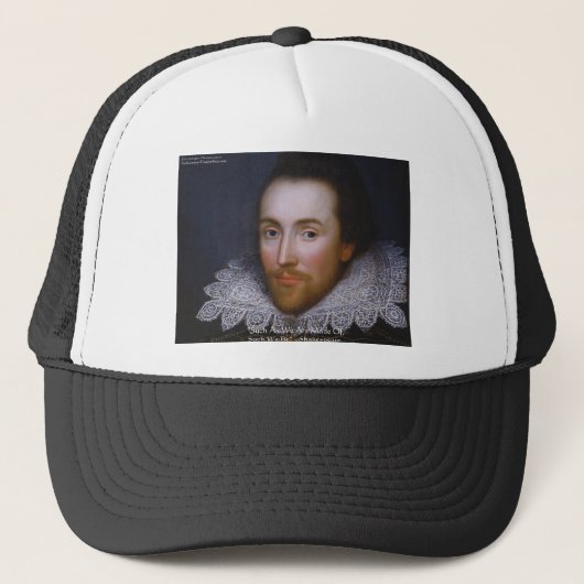 Casquette Shakespeare "Telle que nous soyons" Citation de sa (Devant)