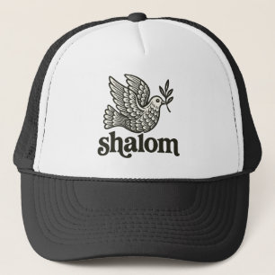 Casquette Shalom Colombe Paix Terre