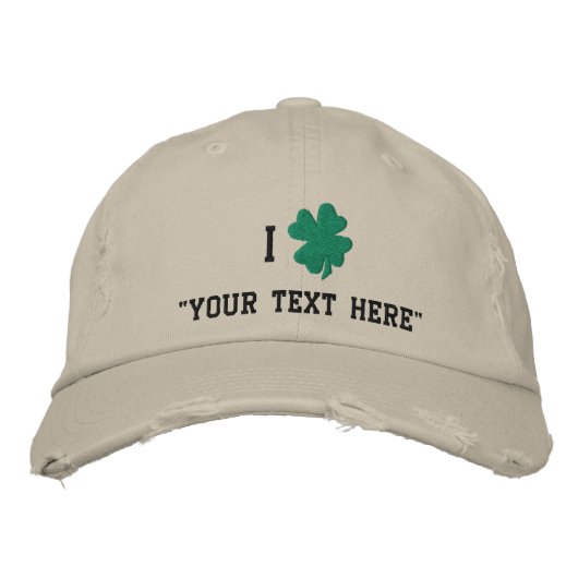 Casquette shamrock, Créez votre propre (Devant)