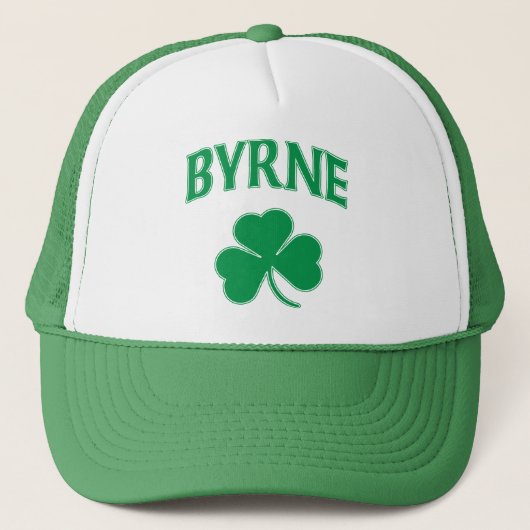 Casquette Shamrock d'Irlandais de Byrne (Devant)