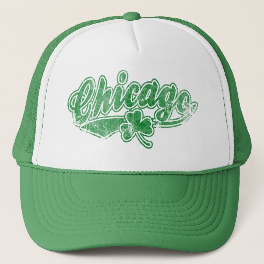 Casquette Shamrock d'Irlandais de Chicago (Devant)