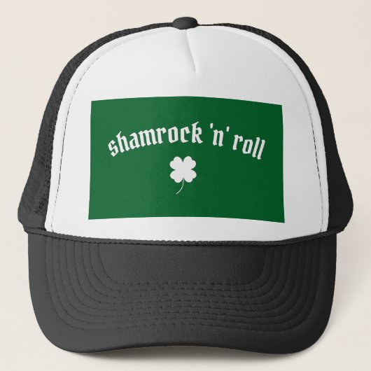 Casquette Shamrock en rouleau Saint Patrick's Day (Devant)