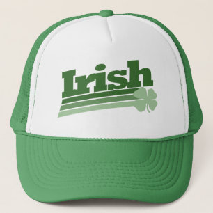 Casquette Shamrock irlandais rétro