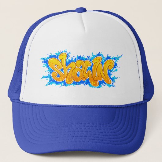 Casquette SHAWN Graffiti Art Name (Devant)