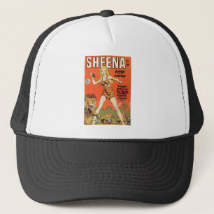 Casquette Sheena : Bande dessinée de femme de jungle