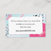 Casquette Shop for Women Carte de visite (Dos)