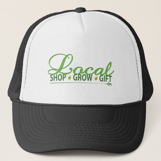 Casquette Shop local, Grow local, Poison local (Devant)