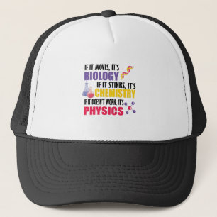 Casquette Si ça bouge c'est la biologie
