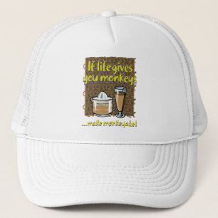 Casquette Si la vie vous donne des singes