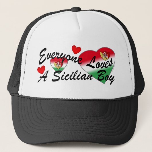 Casquette sicilien de garçon d'amours (Devant)