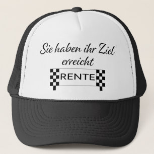 Casquette Sie haben ihren Ziel erreicht Rente