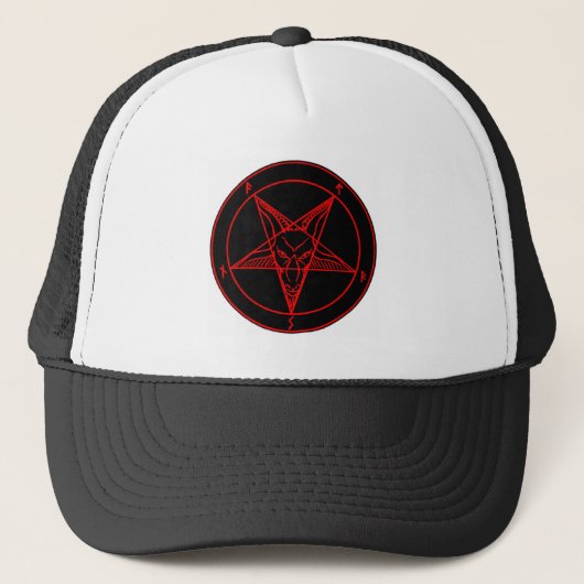 CASQUETTE SIGILE DE BAPHOMET (Devant)