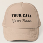 Casquette Signal d'appel radio à jambe personnalisé (Devant)