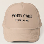 Casquette Signal d'appel radio à jambe personnalisé (Devant)