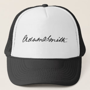 Casquette signature d’Adam Smith