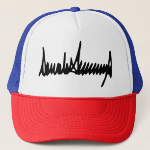 Casquette Signature de l'autographe Donald Trump