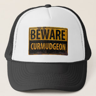 Casquette SIGNE d'avertissement de danger de métal rouillé B