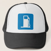 Casquette Signe de route de station service (Devant)