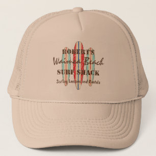 Casquette SIGNE DE surf Monogramme en détresse Surf hawaïen