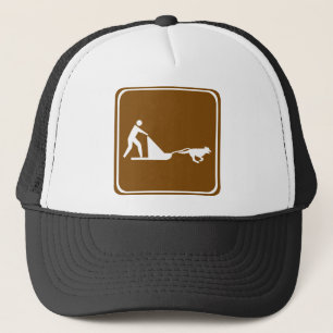 Casquette Signe sledding de route de chien