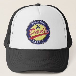 Casquette Signez le "garage du papa" avec le texte editable